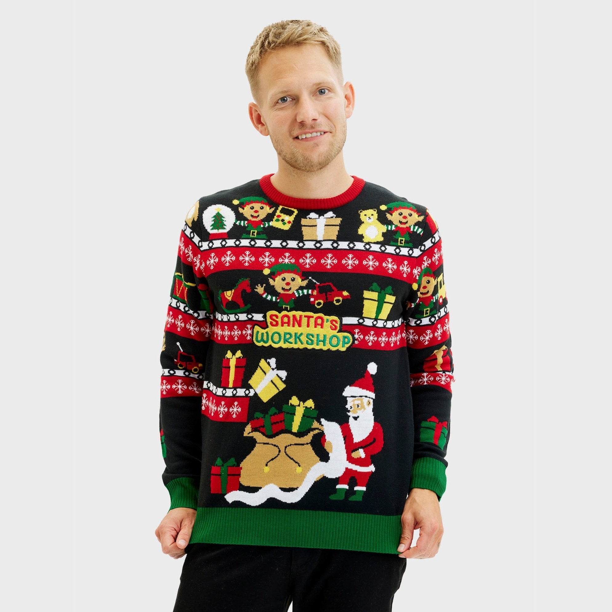 Santa’s Workshop christmas sweater - herren
